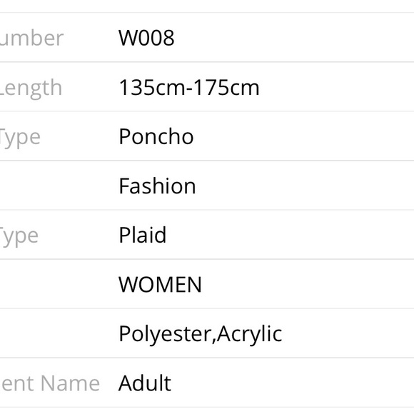 Beautiful poncho - Picture 2 of 2